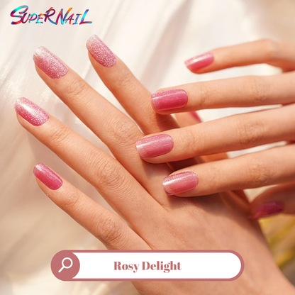 Rosy Delight Semi Cured Gel Nail Strips