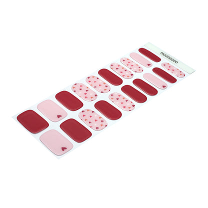 Heartfelt Harmony Semi Cured Gel Nail Strips