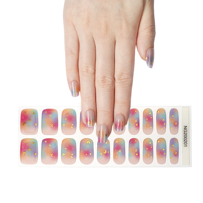 Aurora Fantasy Semi Cured Gel Nail Strips