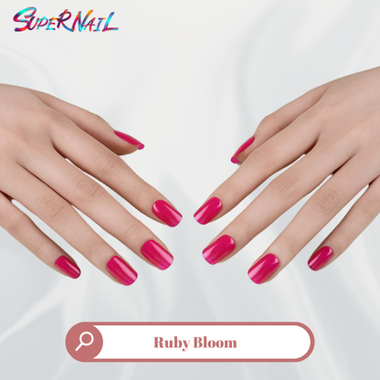 Ruby Bloom Semi Cured Gel Nail Strips