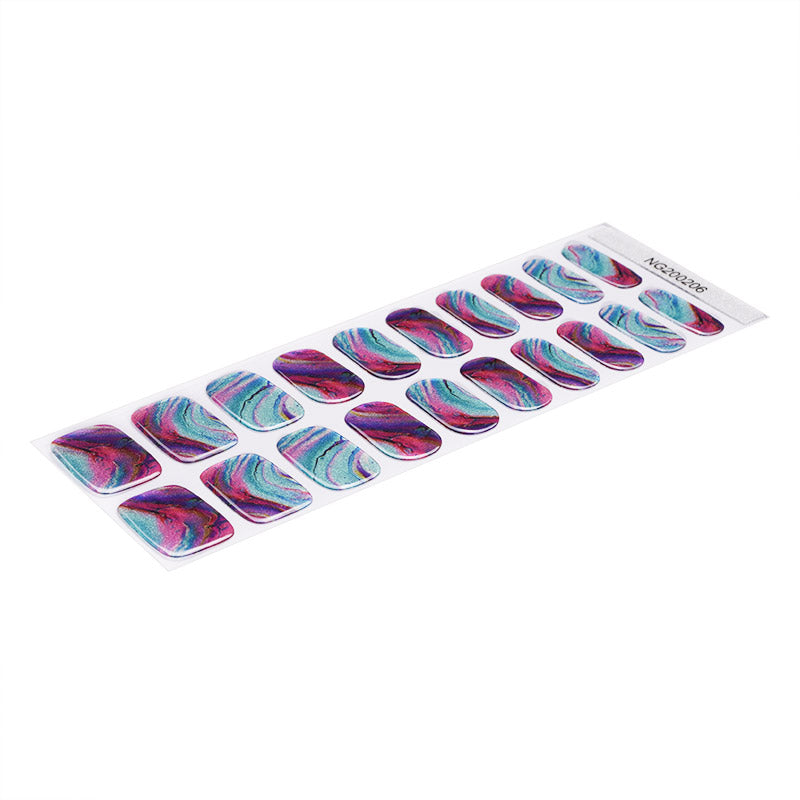 Vivid Wave Semi Cured Gel Nail Strips