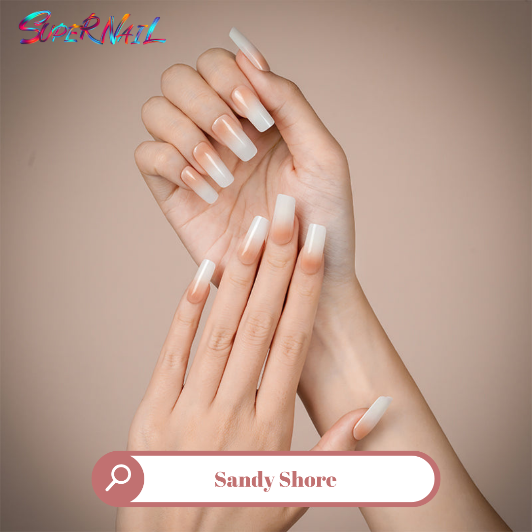 Sandy Shore Semi Cured Gel Nail Strips