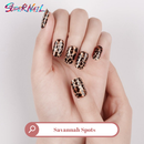 Savannah Spots Semi Cured Gel Nail Strips