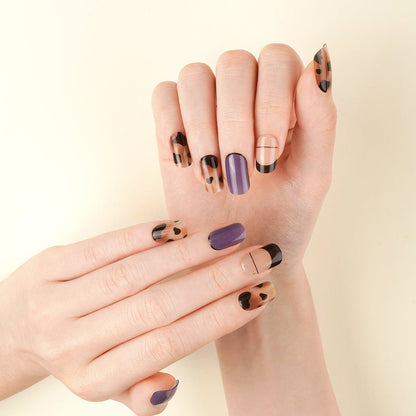 Bold Panther Semi Cured Gel Nail Strips