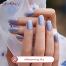 Shimmering Sky Semi Cured Gel Nail Strips