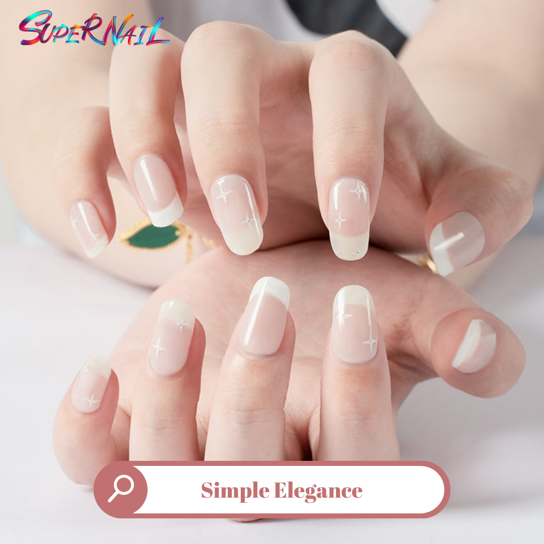 Simple Elegance Semi Cured Gel Nail Strips