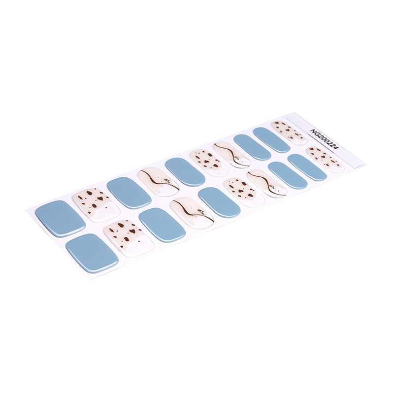 Sky Bliss Semi Cured Gel Nail Strips