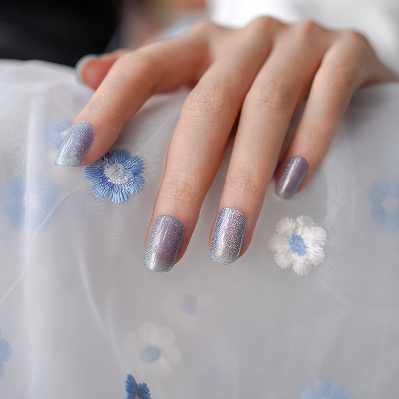 Shimmering Sky Semi Cured Gel Nail Strips