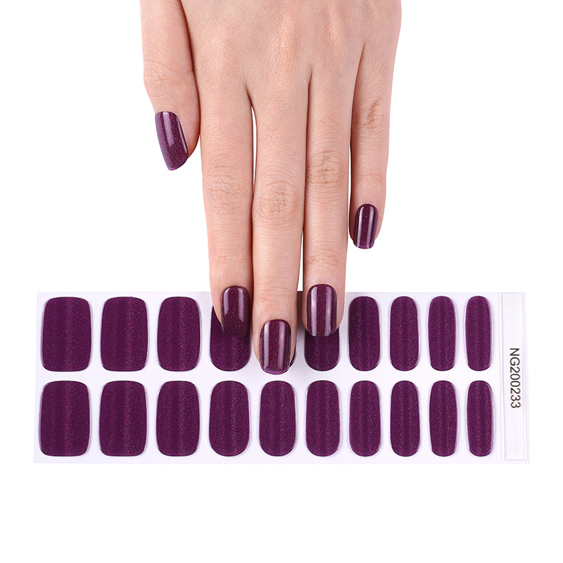 Royal Velvet Semi Cured Gel Nail Strips