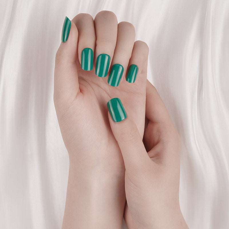 Emerald Dreams Semi Cured Gel Nail Strips