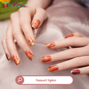 Sunset Spice Semi Cured Gel Nail Strips