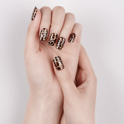 Savannah Spots Semi Cured Gel Nail Strips