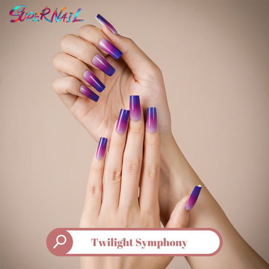 Twilight Symphony Semi Cured Gel Nail Strips