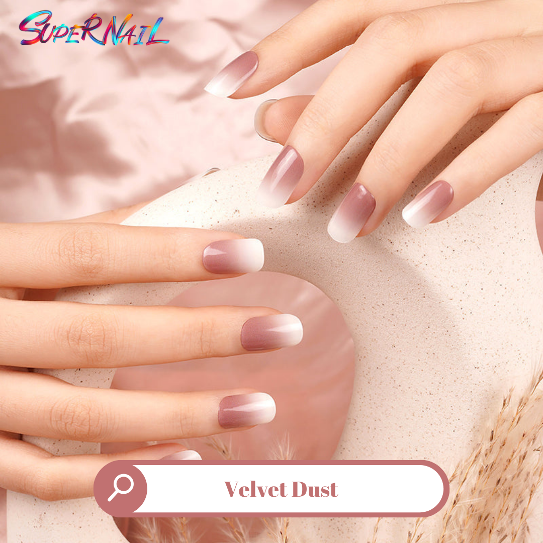 Velvet Dust Semi Cured Gel Nail Strips