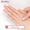 Blushing Bridal Semi Cured Gel Nail Strips