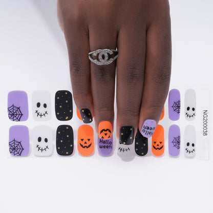 Halloween Haunt Semi Cured Gel Nail Strips