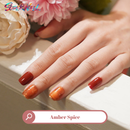 Amber Spice Semi Cured Gel Nail Strips