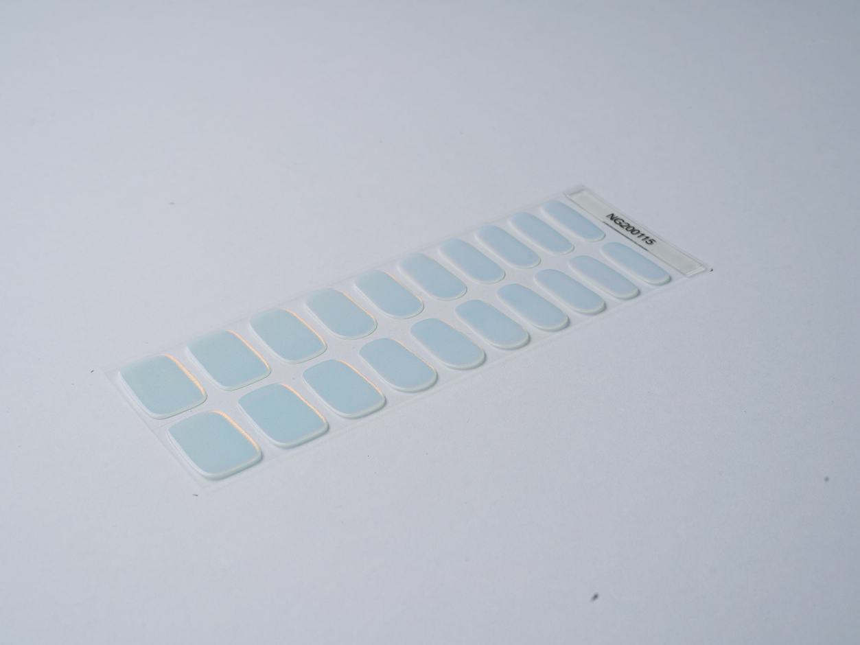 Mint Whisper Semi Cured Gel Nail Strips