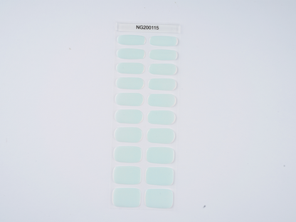 Mint Whisper Semi Cured Gel Nail Strips