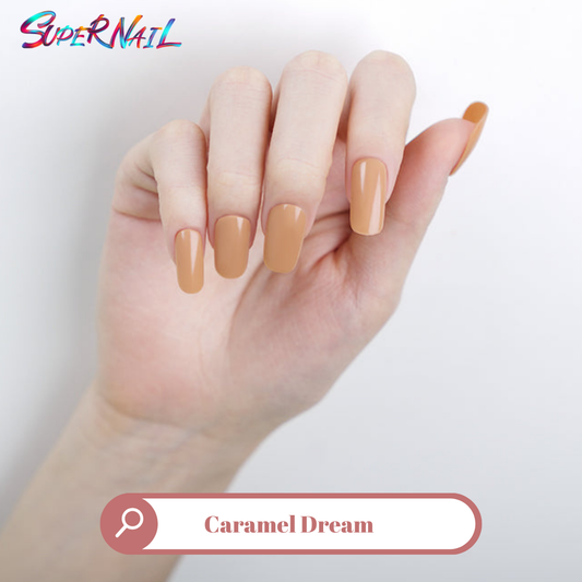 Caramel Dream Semi Cured Gel Nail Strips