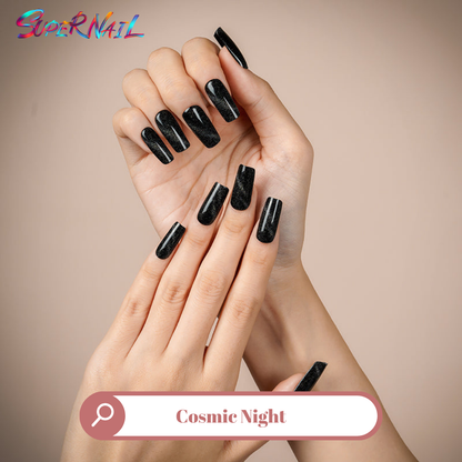 Cosmic Night Semi Cured Gel Nail Strips