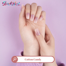 Cotton Candy Semi Cured Gel Nail Strips