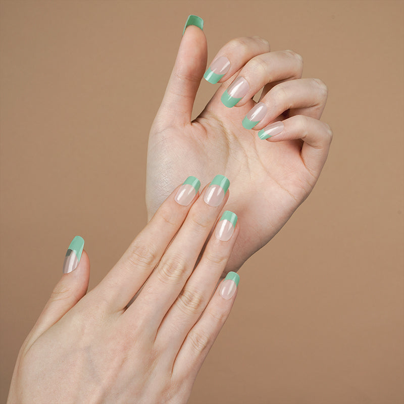 Minty Breeze Semi Cured Gel Nail Strips