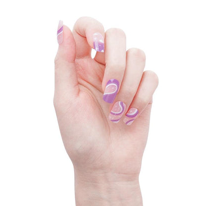 Purple Delight Semi Cured Gel Nail Strips