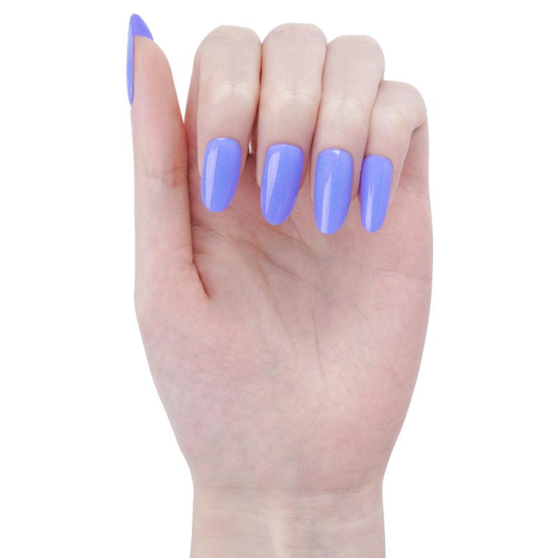 Electric Violet Semi Cured Gel Nail Strips