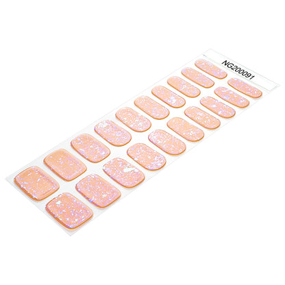 Sparkling Sunrise Semi Cured Gel Nail Strips