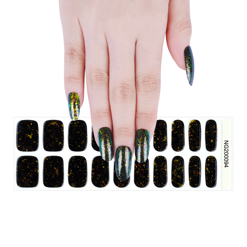 Galaxy Nightfall Semi Cured Gel Nail Strips