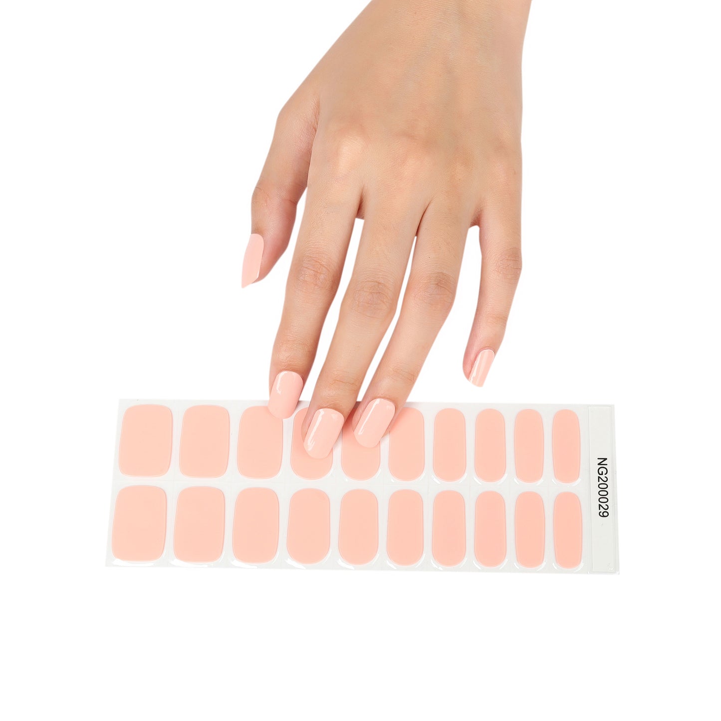 Peach Perfection Semi Cured Gel Nail Strips