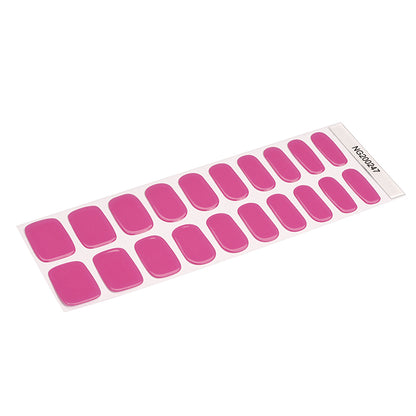 Fuchsia Fever Semi Cured Gel Nail Strips