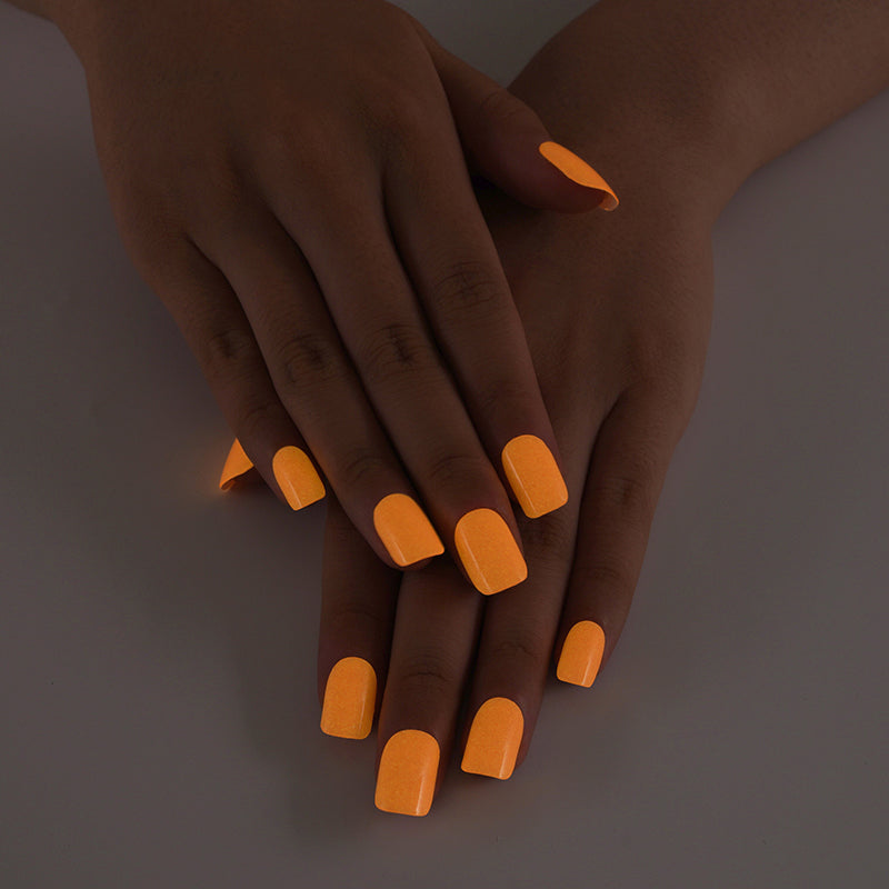 Tangerine Tango Semi Cured Gel Nail Strips