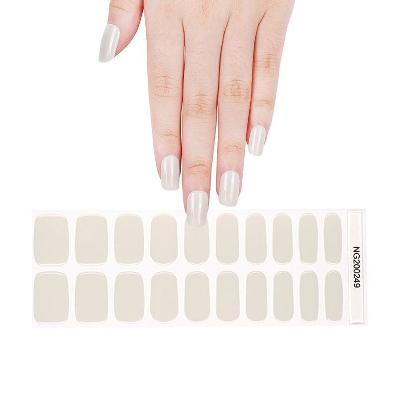 Ivory Whisper Semi Cured Gel Nail Strips