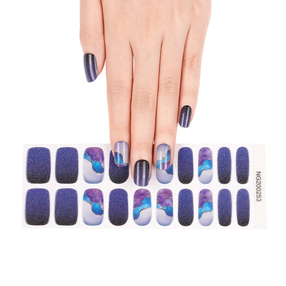 Mystic Galaxy Semi Cured Gel Nail Strips