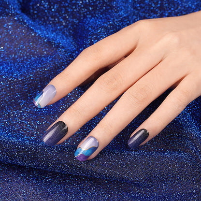 Mystic Galaxy Semi Cured Gel Nail Strips