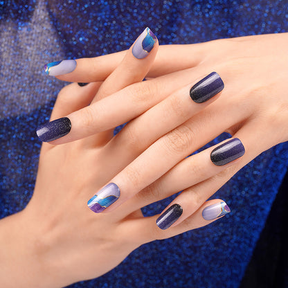 Mystic Galaxy Semi Cured Gel Nail Strips