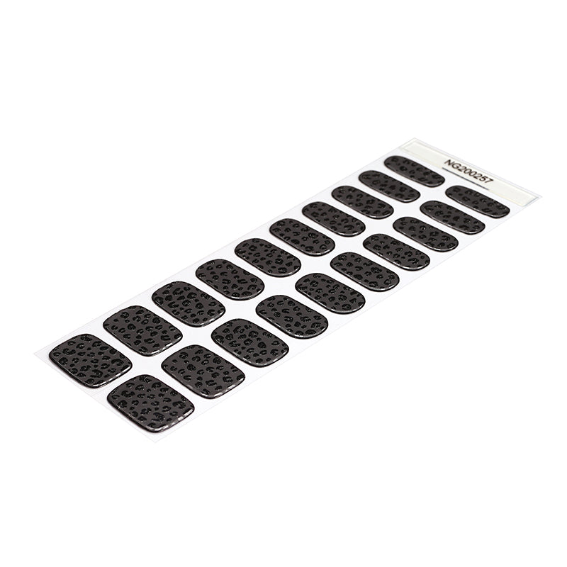 Noir Lace Semi Cured Gel Nail Strips