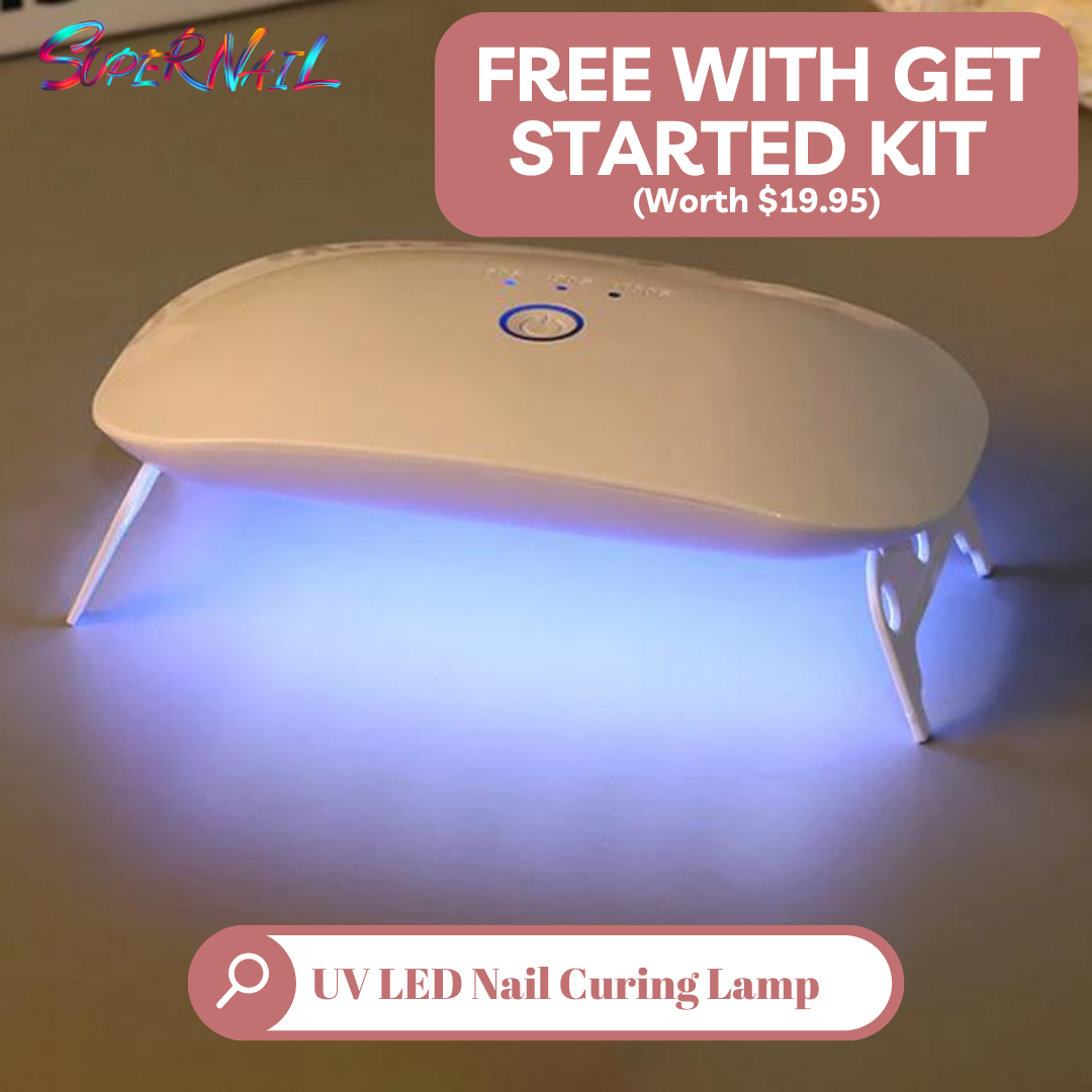 Get Started Kit (Includes a Free UV Lamp + 2 x Gel Nail Stickers )